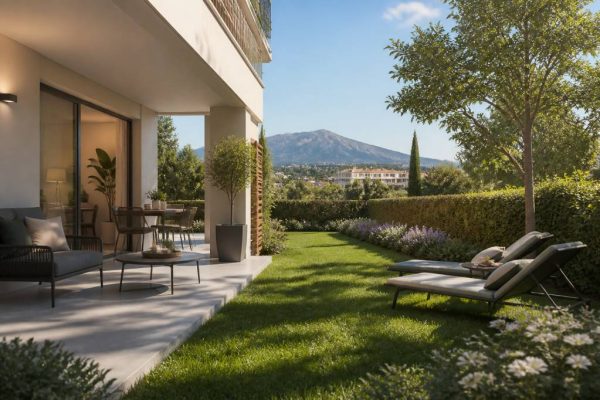 2 pièces à louer à saint laurent du var avec jardin
